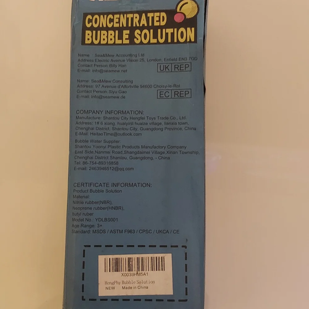 33 Ft Oz Concentrated Bubble Solution (45)